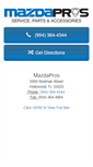Mobile Screenshot of mazdapros.com