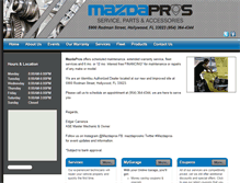 Tablet Screenshot of mazdapros.com